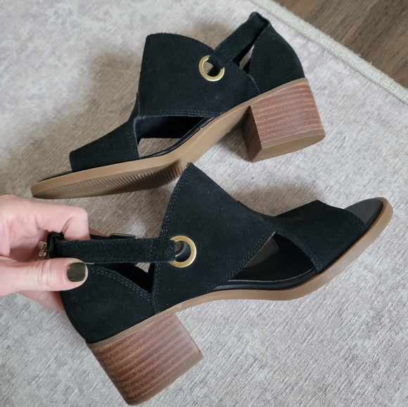 🖤 KOOLABURRA BY UGG HEELED SANDALS WITH BUCKLE OPEN TOED - Picture 1 of 9